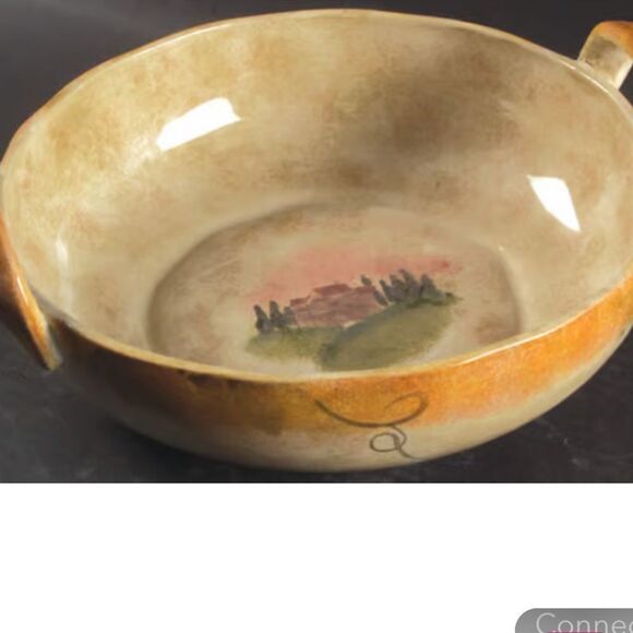 Villa Tuscana collection by 222 Fifth serving bowl retired - Picture 7 of 9